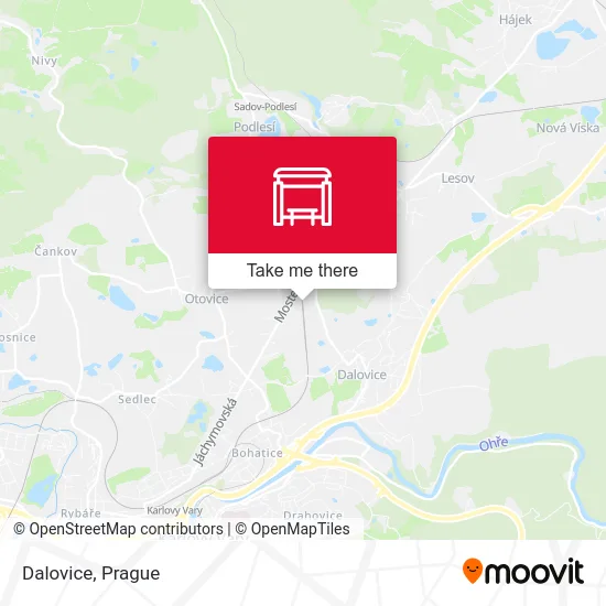 Карта Dalovice