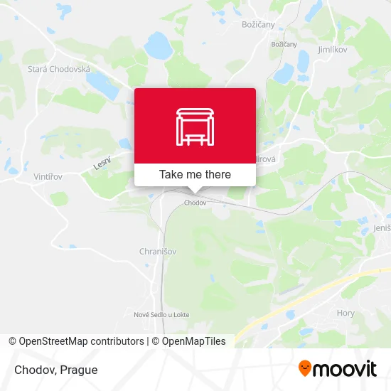 Карта Chodov
