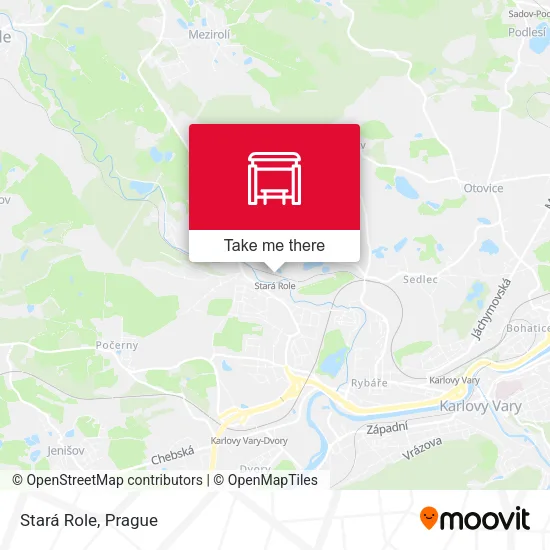 Карта Stará Role