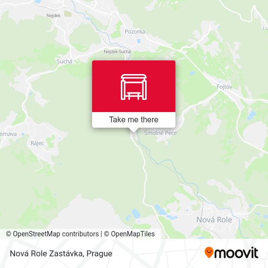 Карта Nová Role Zastávka