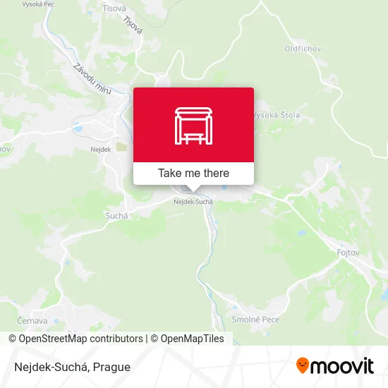 Карта Nejdek-Suchá