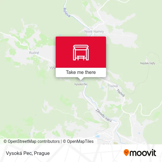 Карта Vysoká Pec