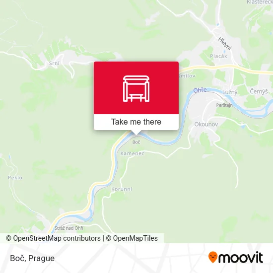 Карта Boč