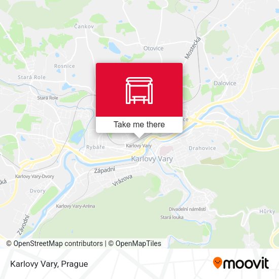 Карта Karlovy Vary