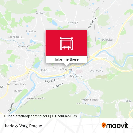 Карта Karlovy Vary