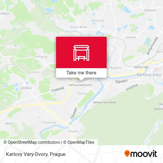 Карта Karlovy Vary-Dvory