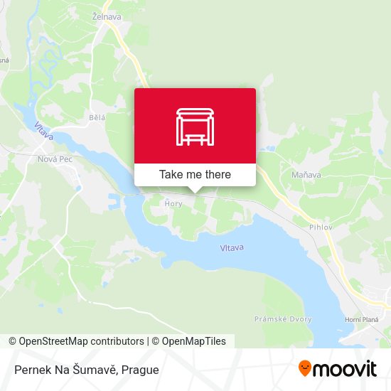 Pernek Na Šumavě map