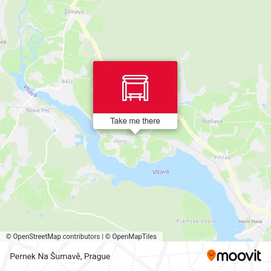 Карта Pernek Na Šumavě