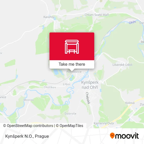 Карта Kynšperk N.O.