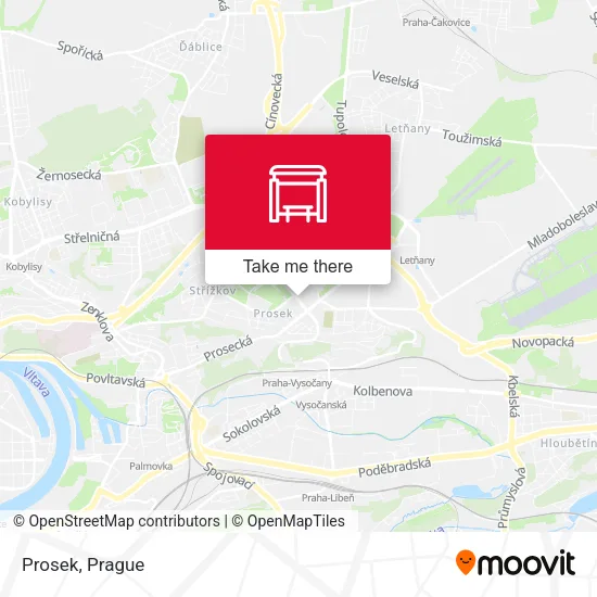 Карта Prosek