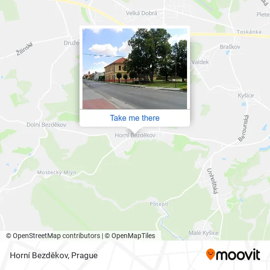 Карта Horní Bezděkov