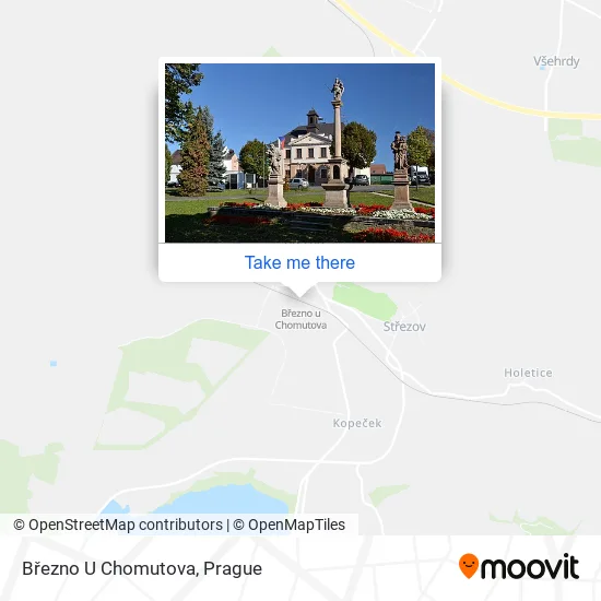 Карта Březno U Chomutova