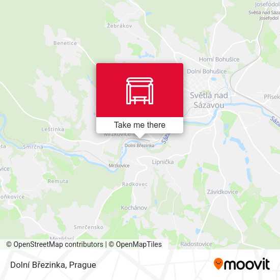 Dolní Březinka map