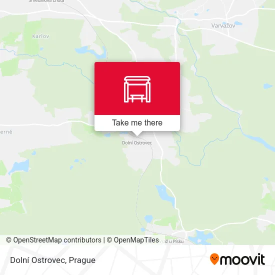 Карта Dolní Ostrovec