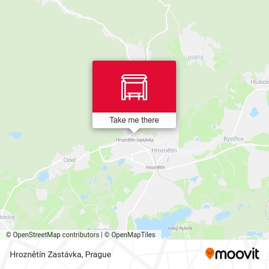 Hroznětín Zastávka map