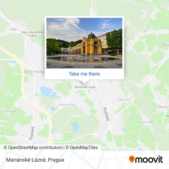 Mariánské Lázně map