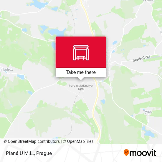 Карта Planá U M.L.