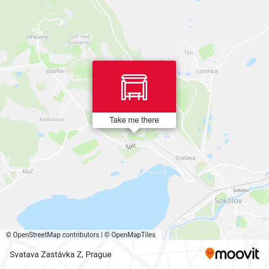 Карта Svatava Zastávka Z