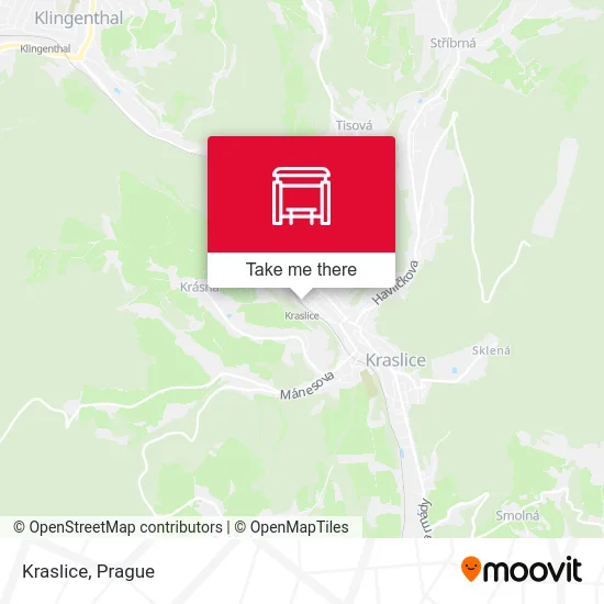 Карта Kraslice