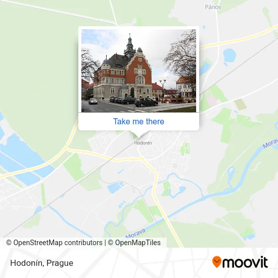 Карта Hodonín
