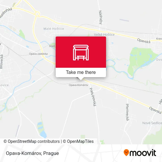Карта Opava-Komárov