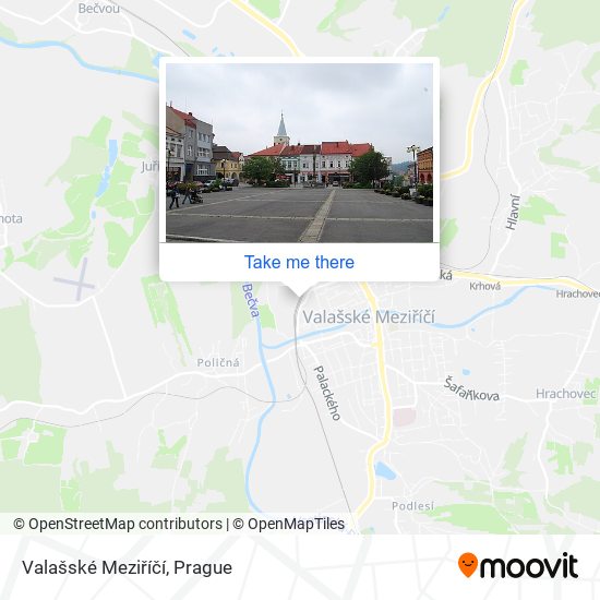 Valašské Meziříčí map