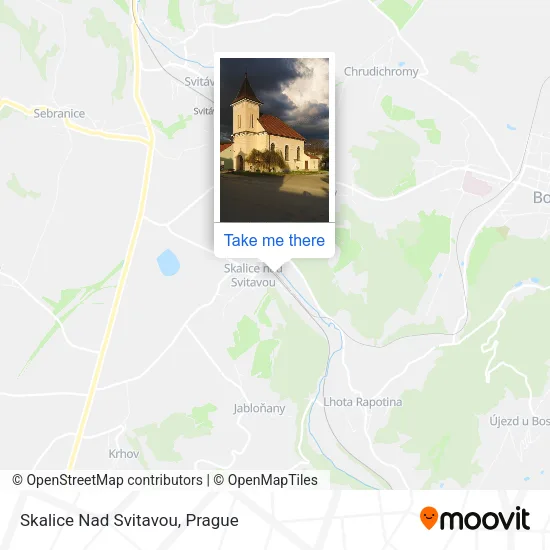 Карта Skalice Nad Svitavou