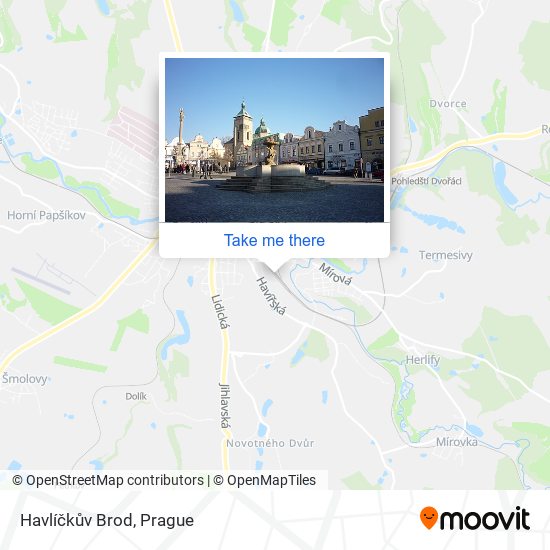 Havlíčkův Brod map