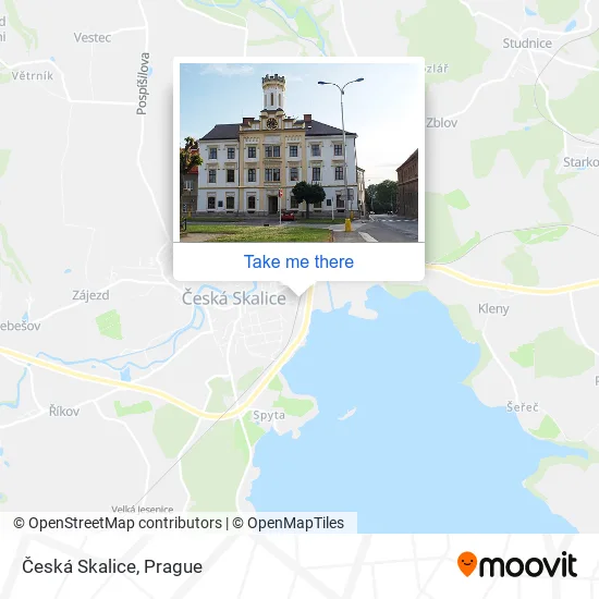 Карта Česká Skalice