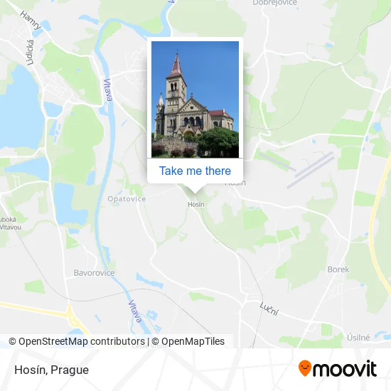 Карта Hosín