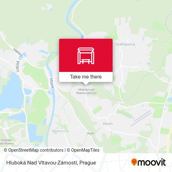 Hluboká Nad Vltavou-Zámostí map