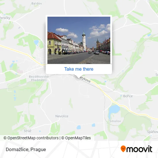 Карта Domažlice