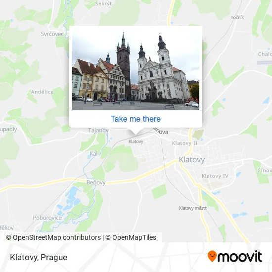 Карта Klatovy