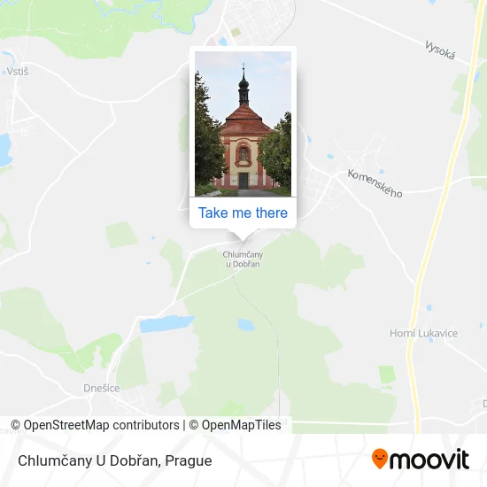 Карта Chlumčany U Dobřan