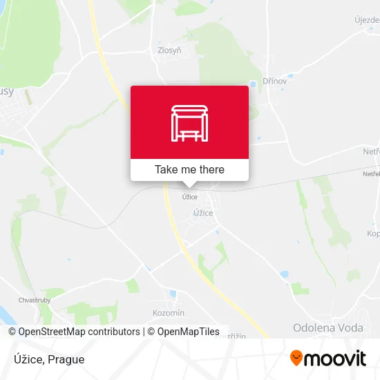 Карта Úžice