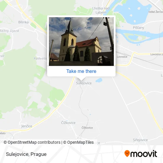 Карта Sulejovice