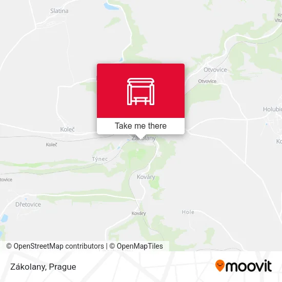 Zákolany map
