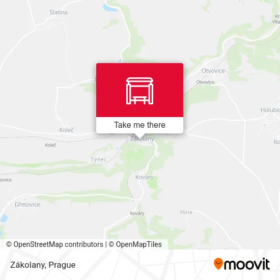 Карта Zákolany