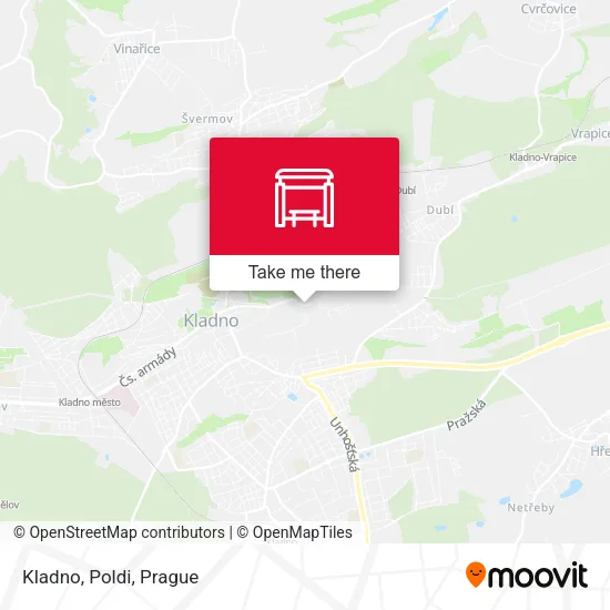 Карта Kladno, Poldi