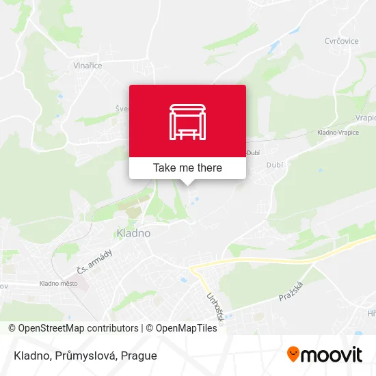 Карта Kladno, Průmyslová