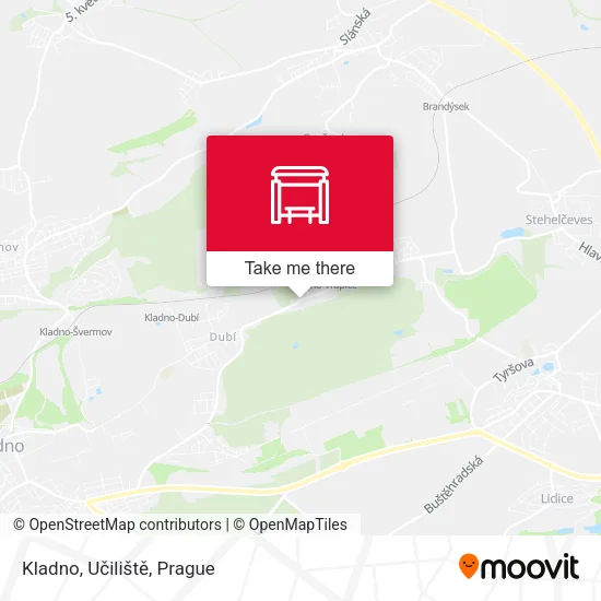 Карта Kladno, Učiliště