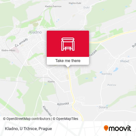 Kladno, U Tržnice map