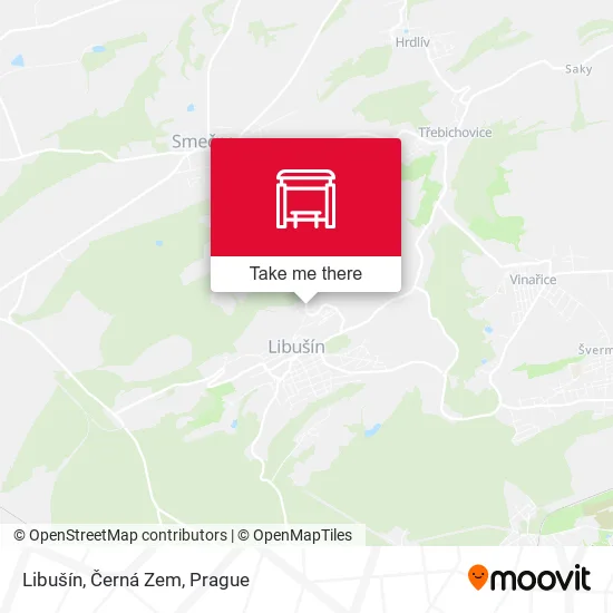 Карта Libušín, Černá Zem