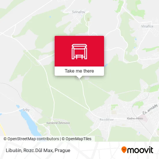 Карта Libušín, Rozc.Důl Max