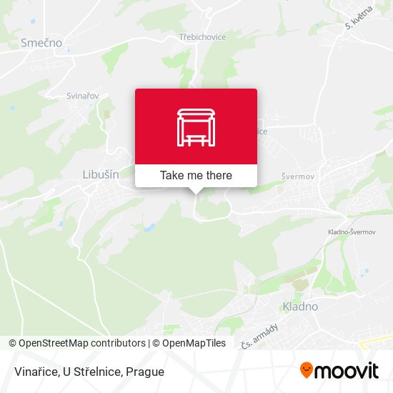 Vinařice, U Střelnice map