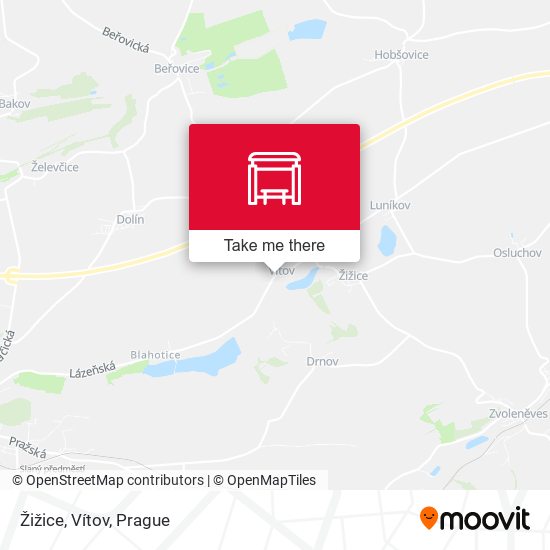 Žižice, Vítov map