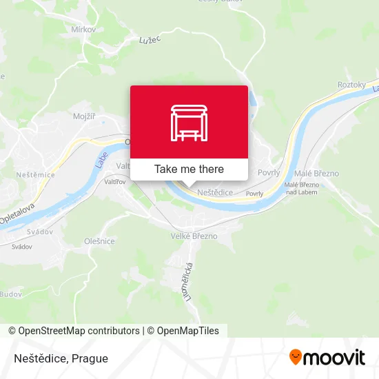 Карта Neštědice