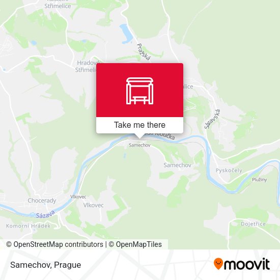 Карта Samechov