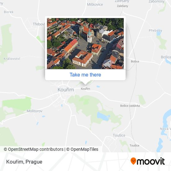 Карта Kouřim