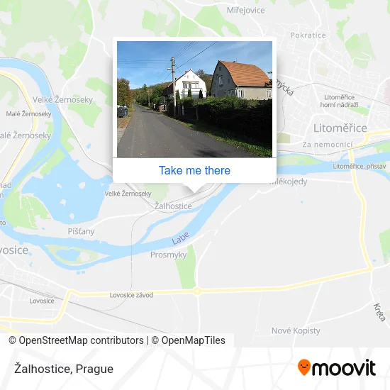 Карта Žalhostice